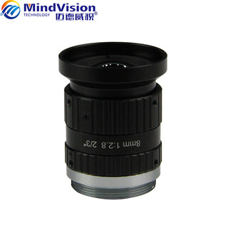 Industrial camera lens 10m-b series 2/3 target surface size 10 million high-definition camera mv-ld-8-10m-b