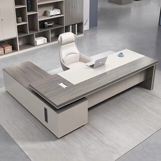 Xinais boss desk office desk simple modern president desk manager supervisor desk and chair combination front desk new office furniture 1.8 meters + side cabinet