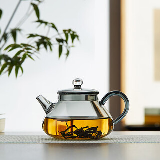 Lvchangming teapot kung fu small teapot thickened high temperature resistant teapot home office teapot with handle 360ml