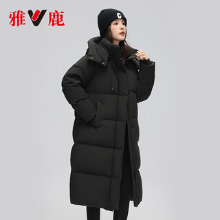 Yalu down jacket women's winter 2025 new long over-the-knee fashion casual thickened coldproof warm jacket
