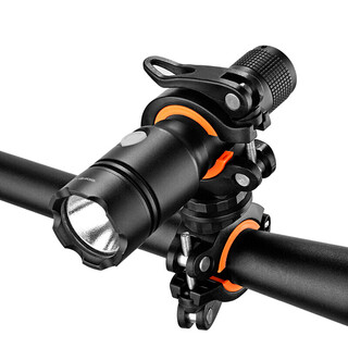 Magic wheel (move iron) bicycle light holder clip flashlight holder headlight holder fixed bracket lamp holder cycling accessories can be rotated