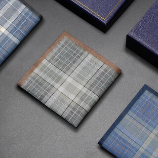 Ifsong high-end pure cotton handkerchief men's portable sweat-wiping square towel cotton sweat-absorbent handkerchief retro old-fashioned gift box for the elderly shenjing santiao