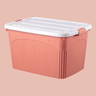 Chenzhi shangpin storage box moving clothes quilt organizer large toy storage box thickened bedroom dormitory office storage red 40# (length 39 width 28 height 21 cm) hand-held without slipping