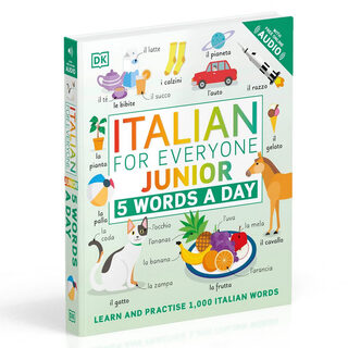 Dk grammar book bilingual visual dictionary series french for everyone junior comprehensive vocabulary training vocabulary reference book italian for everyone junior edition