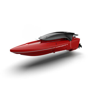 创京懿选潜水艇玩具可水下拍照六通道遥控船儿童节mini迷你模型核潜艇 游 红色遥控快艇 5号电池*2