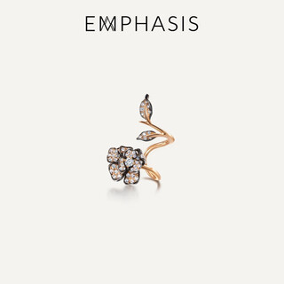 Emphasis ode to aifei series 18k red and black gold diamond single earring 90703e pre-sale reservation
