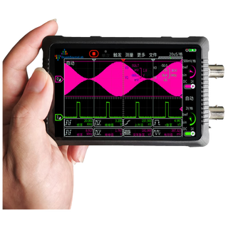 Pushi ultra-portable touch screen oscilloscope, handheld mini dual channel, 1g sampling rate, large storage depth ds4t252 (50m)