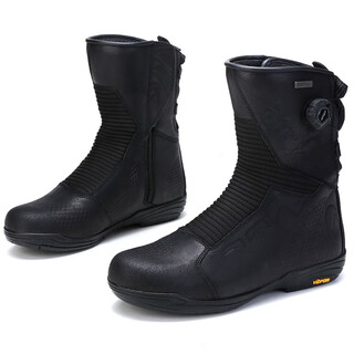 Arcx motorcycle waterproof riding boots cowhide breathable road boots long-distance motorcycle travel anti-fall motorcycle boots rider racing shoes black size 43