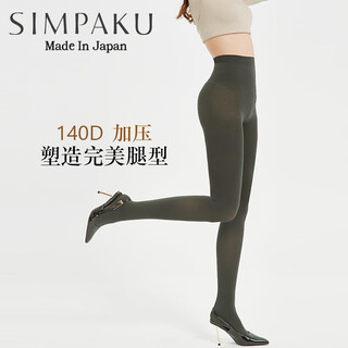 Simpaku japan imported pressure socks winter ladies beautiful leg pantyhose stockings high elastic beautiful leg socks warm base socks graphite gray m-l