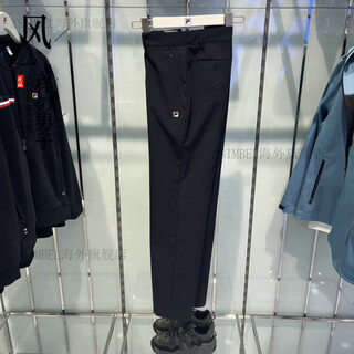 Fila men's 2024 spring casual business straight woven trousers f11m411802 fnv legend blue l