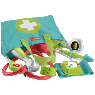 Quasi-new product fisher-price children's toys new year's gift play house simulation toy-fisher-price renewal little doctor set hyh26