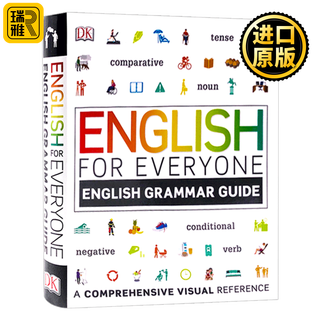 DK英语语法 人人学英语语法指南 DK-English for Everyone Grammar Guide DK新视觉系列图解自学书籍 englishforEveryone 英文原版
