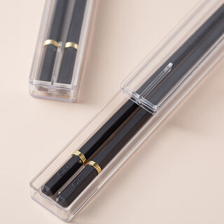 Yijuke japanese-style portable chopsticks with storage box, one pair per person, dedicated personal storage box, chopsticks for students and adults