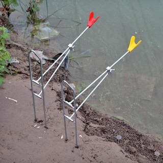 Maole fish hand and sea dual-purpose ground bracket sea rod bracket fort bracket fishing rod fishing gear rack simple bracket rod rack 3m 50 medium size (random color) buy 1 + 1