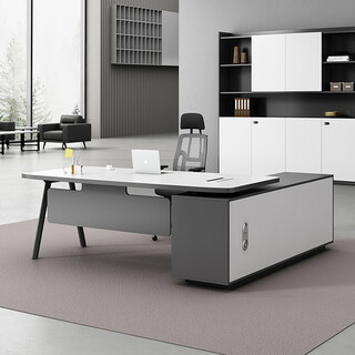 Longxu boss desk office desk and chair combination simple and stylish office furniture small executive manager table 1.8 meters