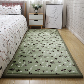 Nianjie thickened bedside carpet baby anti-fall mat bedroom living room bay window tatami children winter japanese style four-leaf clover width 40 long 120 cm