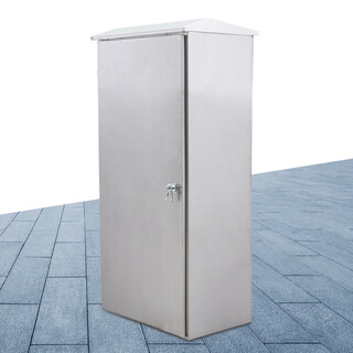 Outdoor stainless steel power distribution cabinet 1200*600*400 power cabinet control cabinet frequency conversion cabinet electric control floor-standing distribution box silver 1200*600*400