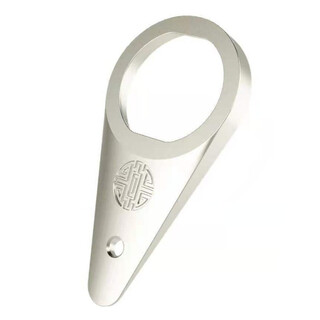 Yexiang metal drop-shaped moutai special bottle opener and cap remover to pry bottles, silver word 