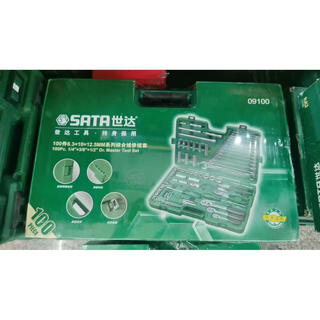Shida tools 09100 set 100 pieces tools forklift hardware tool box 9014g128 09100/shida 100 pieces set