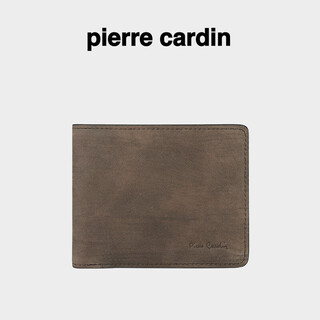 Pierre cardin men's short wallet genuine cowhide business simple wallet men's casual wallet wallet new year's eve gift