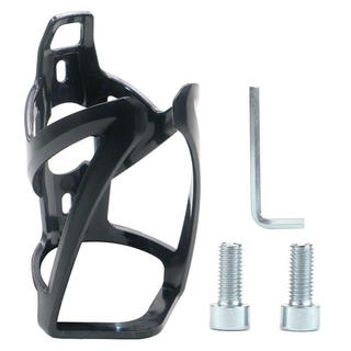 New bicycle water bottle holder two-color water cup holder riding accessories equipment bicycle mountain bike road bike water bottle holder pure black with screw wrench
