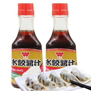 Taiwan's original imported flavor full dumpling sauce original/spicy dipping sauce dumpling mate pure brewed soy sauce seasoning 230g original dumpling sauce