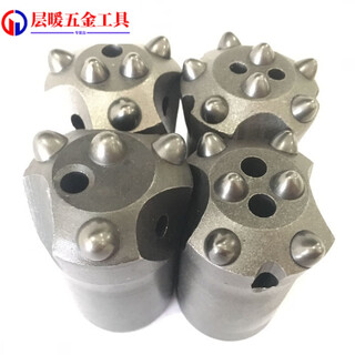 Planka 40 ball tooth drill bit cold pressure piling piling column tooth triangle plum blossom mine tunnel rock drill bit 32# 4 teeth (5 pieces)