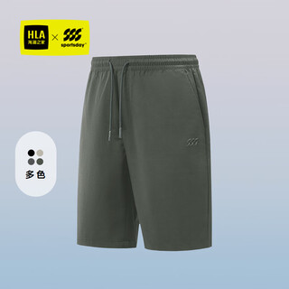 Hla hailan house casual mid-pants men's 25 sports sportsday elastic waist drawstring shorts men's summer