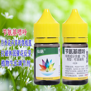 Xianpa benzylaminopurine cytokinin flower succulent bud division factor blasting bud promoting drug growth regulator 26ml/bottle