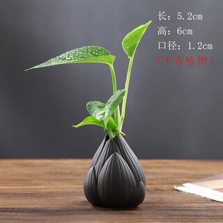 Yuxuan fingertip small tea pet purple clay purple creative clay vase mini zen small lotus shape flower ornament fingertip small flower pot lotus purple clay