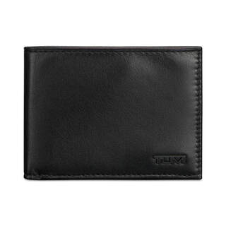 Tumi luxury fashion brand tumi/tuming men's card bag short business gentleman embossed logo black 3021754 black