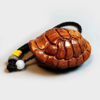Huanghuali wood handle pieces, fu jia tianwen's toy wood carving turtle shell ornaments, fu jia's portable toy accessories, rosewood fu jia's tortoise shells
