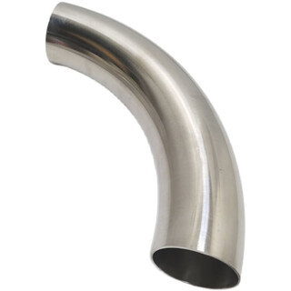 卫生级3D弯头304不锈钢大半径弯管90度中心R=3倍弯曲半径焊管接头 304外径102*2厚 中心R=3D 内外