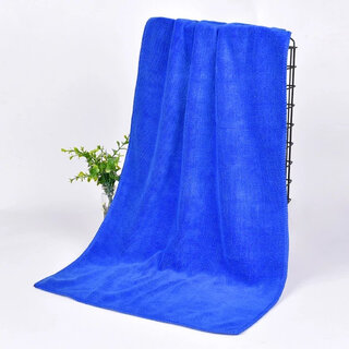Barber shop special towel hair salon hairdressing turban thickened dry hair towel absorbent thickened dark blue 30x60cm