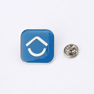 Sheyijun (sheyijun) shell real estate brooch, shell housing search department emblem sales badge, glue magnet metal badge, shell badge custom made, shell badge (2cm pin buckle)