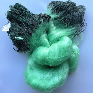 Huaiyu 1.5-3 meters high thickened wire green wire three layers sinking net fishing net fishing net fishing net 25 thick wire net