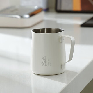 Bincoo coffee latte art cylinder round mouth latte art cup milk foam cup latte art artifact stainless steel professional utensil milk tank