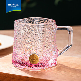 Nervishi xuanbing glass ice texture water cup drink cup juice cup tea cup jc cup xuanbing cup powder 260ml