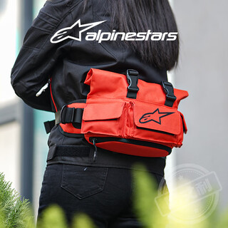 Alpinestarsa star motorcycle riding pocket bag motorcycle rider charter motorcycle equipment waterproof orange fluorescent red waterproof version with expansion space