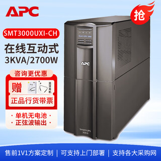 Apc schneider sua3000uxich online ups uninterruptible power supply 3000va 2700w new smt3000uxi-ch long machine without battery new product smt3000uxi-ch