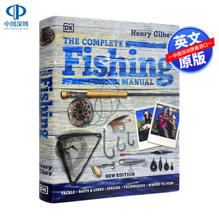 英文原版 DK百科全书 The Complete Fishing Manual 钓鱼指南 钓具、鱼饵和诱饵、物种、技术、钓鱼、地点 手册指南 进口正版书籍