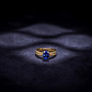 Xuanyong dr-meilia jewelry natural tanzanite ring 18k gold diamond colored gemstone men's and women's ring diamond ring luxury goods