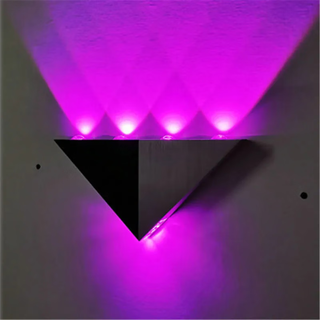 Yilin (yilin) led wall lamp modern simple creative corridor aisle bar club ktv background wall decoration colorful color-changing light 5w purple light high-brightness model
