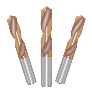 Phylina 55 degree tungsten steel drill bit coated super hard drill bit solid alloy straight shank twist coated high hard steel for 1-20 mm d (1.0-2.0)*18*38l