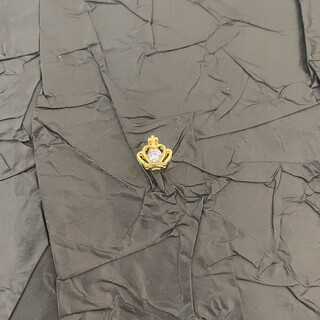 Luruo 18k gold pendant women's gold necklace single pendant single gold clavicle chain single pendant without chain 18k gold (crown)