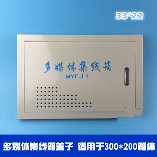 200*300弱电铁面板 多媒体信息箱盖子 集线箱盖板 33*22cm