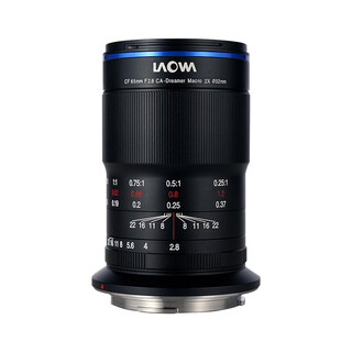 Laowa 65mmf2.8 half-frame macro lens black fuji x mount
