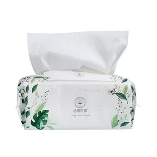 Congmian shijia facial cleansing towel pure cotton extra thick removable face cleansing towel xinjiang long-staple cotton beauty salon 100 pumps 2 packs of 200 pumps