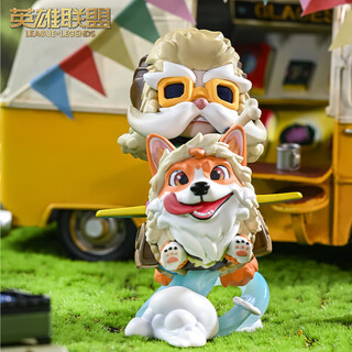 League of legends lol corgi kuki figure this product is not the silver fox corgi colorful figure set game peripheral corgi kuki