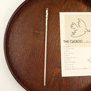 Qindu minimalist hairpin simple updo hairpin daily niche design metal hairpin high-end temperament ancient style hairpin headwear golden threaded hairpin